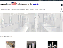 Tablet Screenshot of cryostuff.com